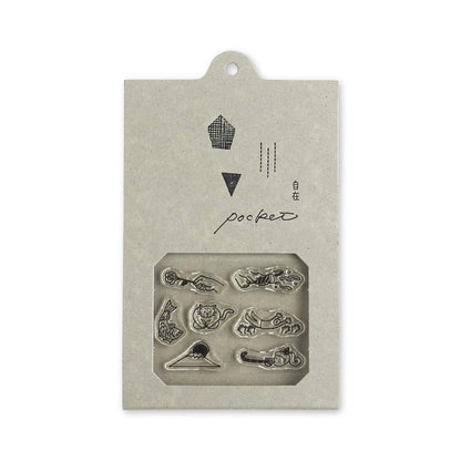 Mizushima JIZAI Clear Stamp Pocket - Oiwai