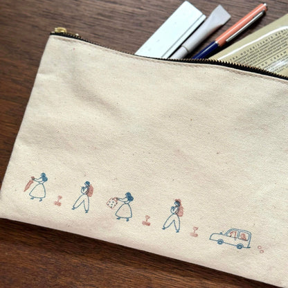 Mizushima × Necktie JIZAI Clear Stamp Pocket - On the Go