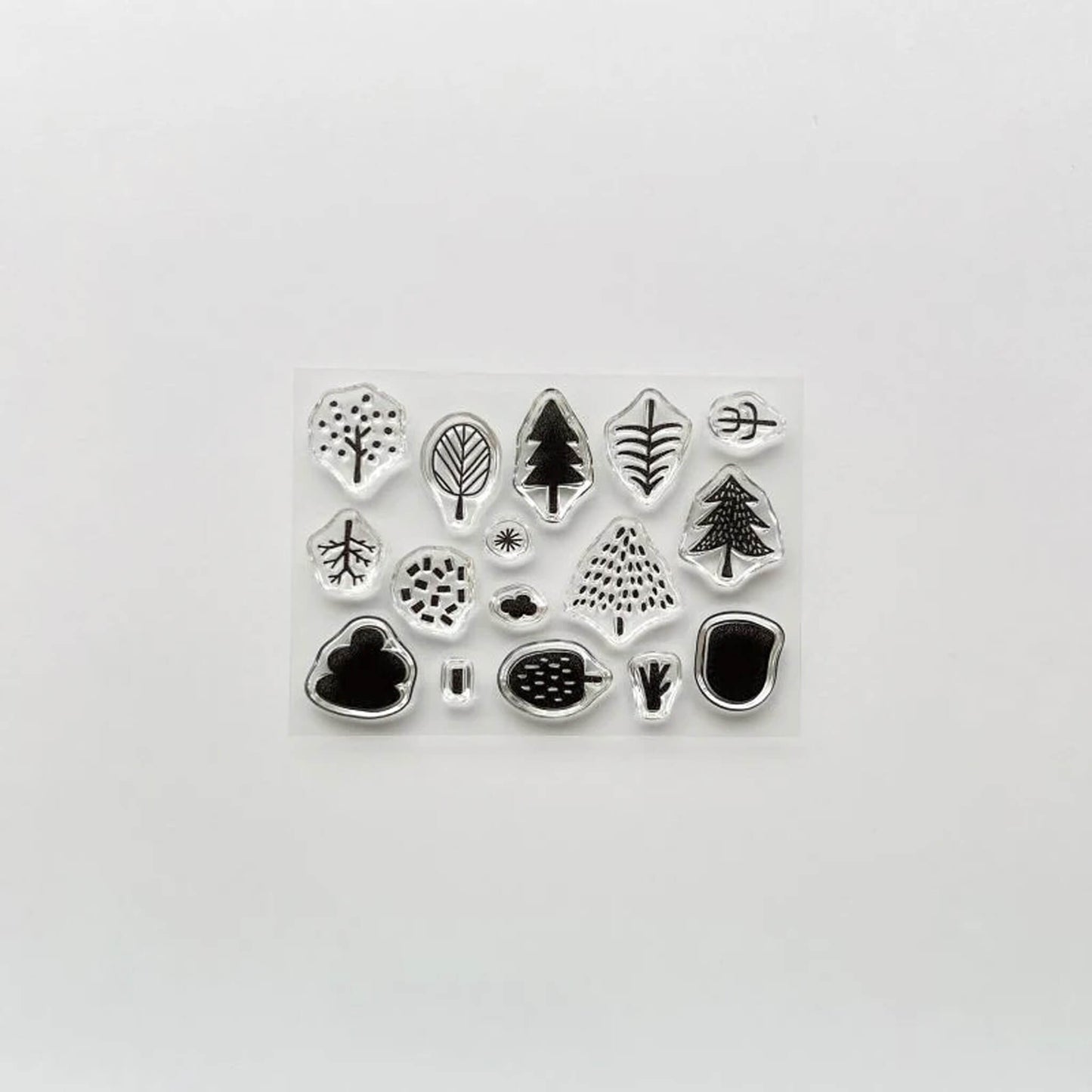 Mizushima JIZAI Clear Stamp Pocket - Tree 01