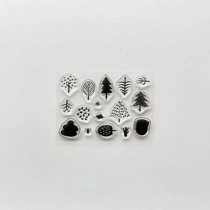 Mizushima JIZAI Clear Stamp Pocket - Tree 01