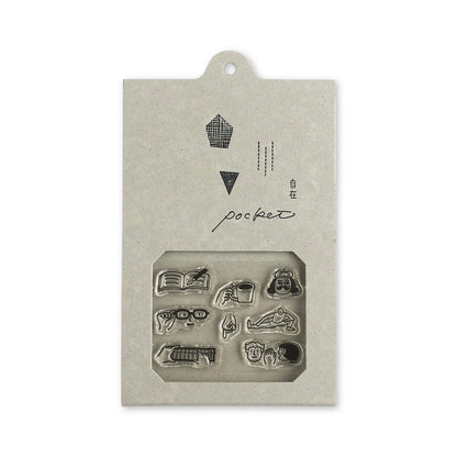 Mizushima JIZAI Clear Stamp Pocket - Work