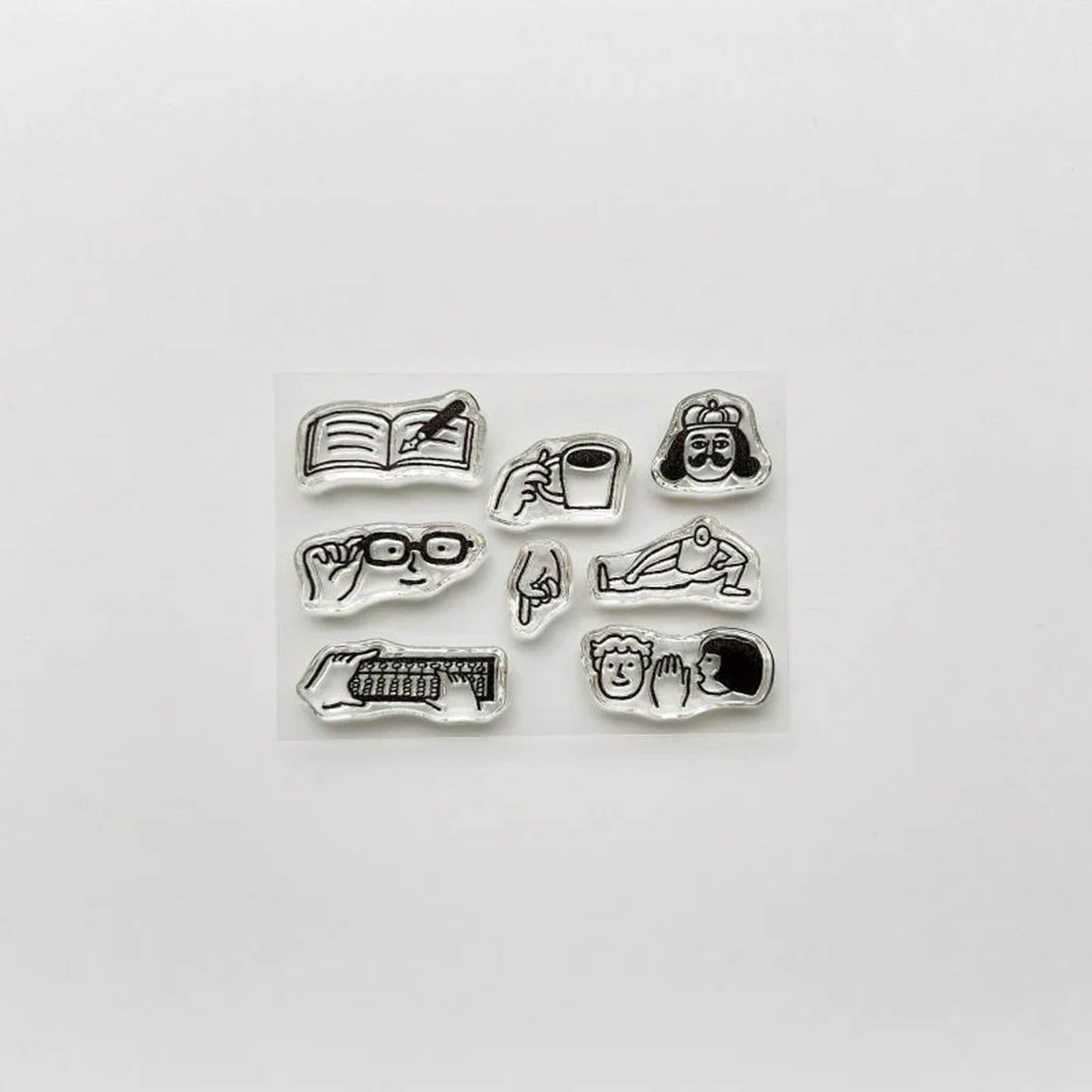 Mizushima JIZAI Clear Stamp Pocket - Work