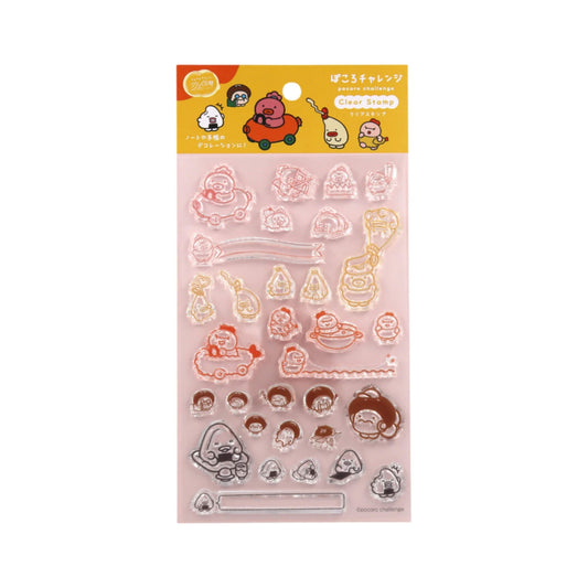 Komamono Lab Clear Stamp - Pocoro Challenge [Klara stämpel]