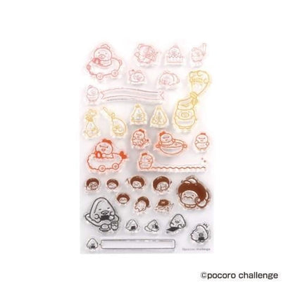 Komamono Lab Clear Stamp - Pocoro Challenge [Klara stämpel]