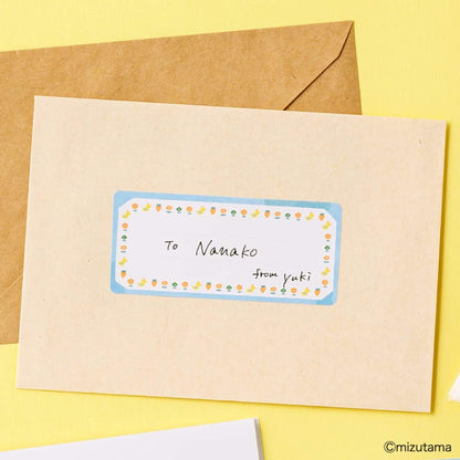 Hisago × Mizutama Choikaki Writable Sticker - Rectangle Frame [Klistermärkeark]