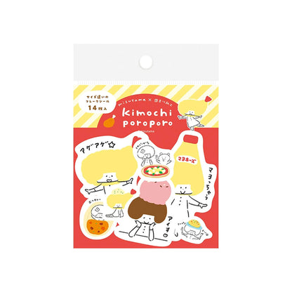 Furukawa Shiko × Mizutama Kimochi Poroporo Flake Stickers -Restaurant [Flak-klistermärke]