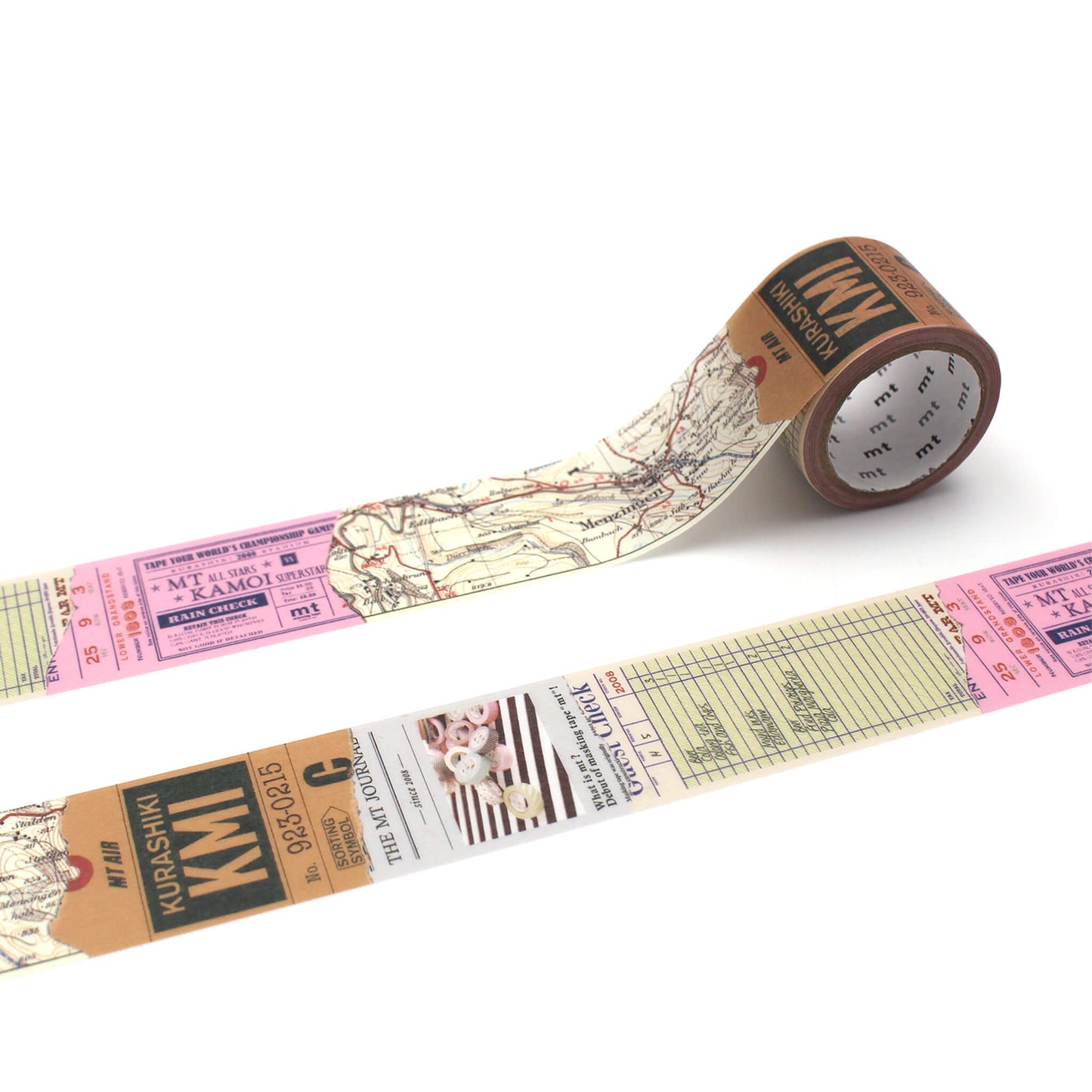 mt ex Washi Tape - Retro Collage [30mm] [Washi Tejp]