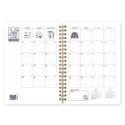 Kleid × Eric Small Things Ring Diary 2027 [B7]