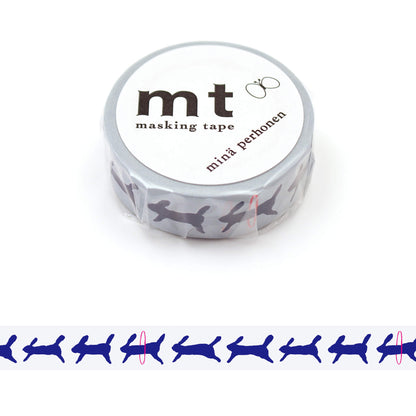 mt × minä perhonen Washi Tape - Run Run Run [15mm] [Washi Tejp]