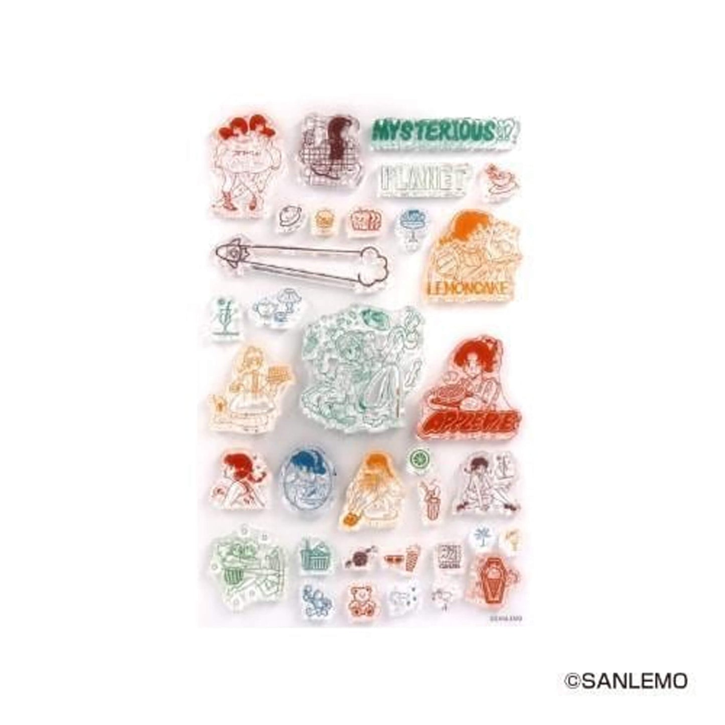 Komamono Lab Clear Stamp - SANLEMO [Klara stämpel]