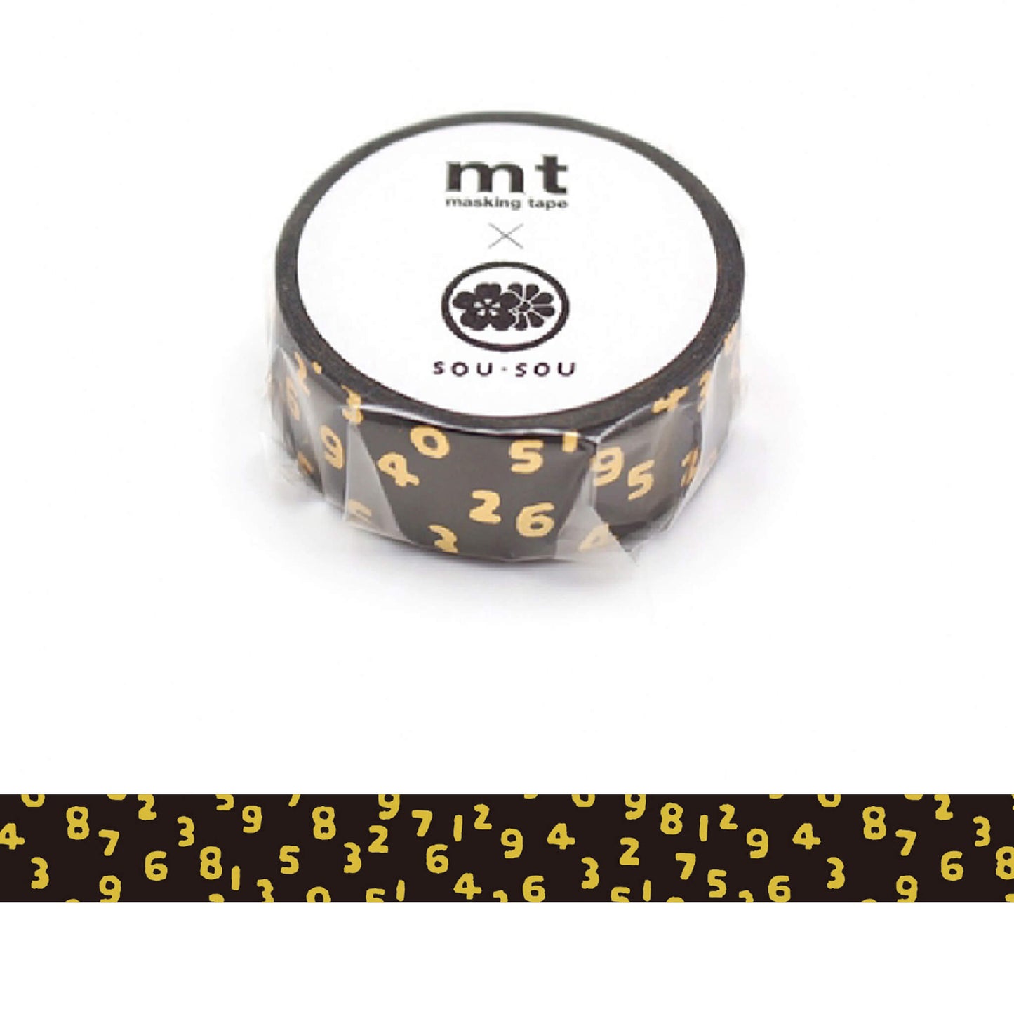 mt × SOU SOU Washi Tape - SO-SU-U Konkin [15mm] [Washi Tejp]