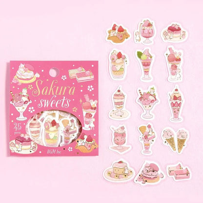 BGM Foil Flake Sticker 2026 Sakura Limited - Sakura Sweets [Flak-klistermärke]