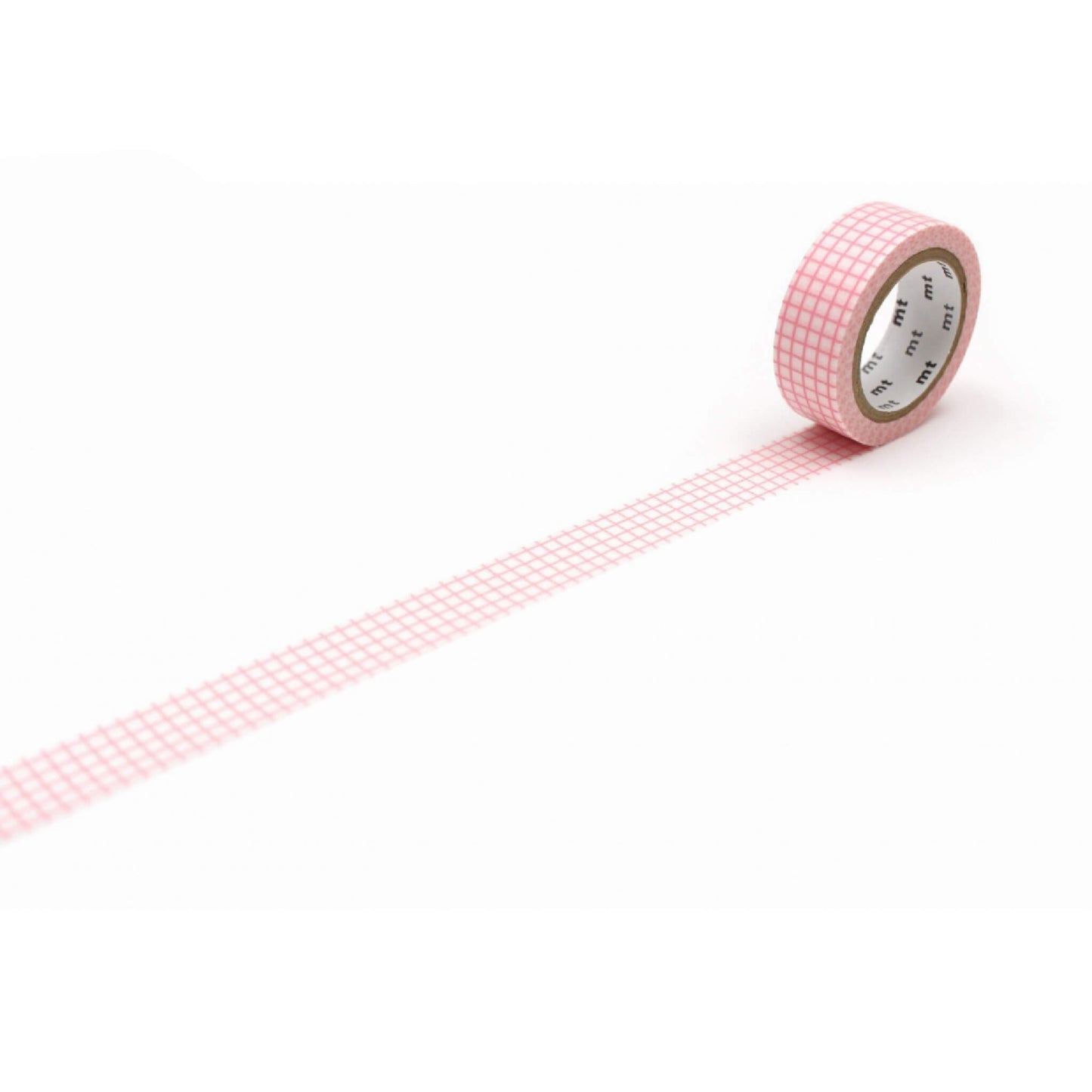 mt deco Washi Tape - Grid - Sakura [15mm] [Washi Tejp]