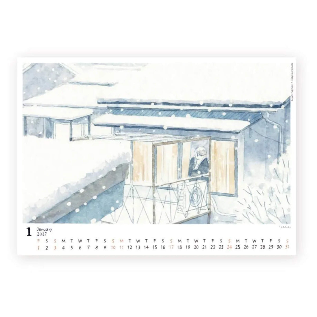 Cozyca 2027 Calendar - Sayuri Fujimaki