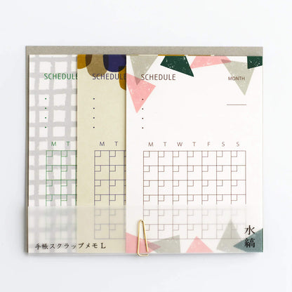 Mizushima Techo Scrap Memo - Schedule L