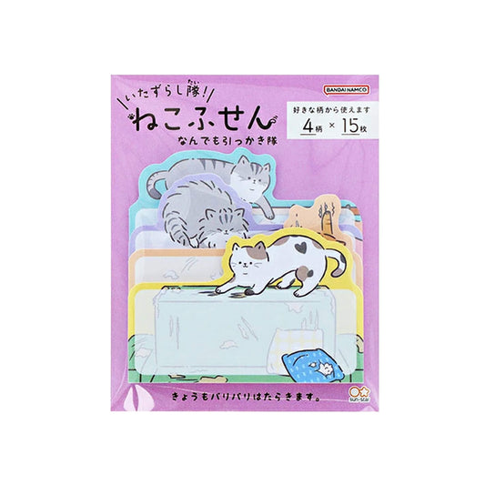 Sun-Star Mischief Squad! Cat Sticky Notes - Scratch-Everything Squad
