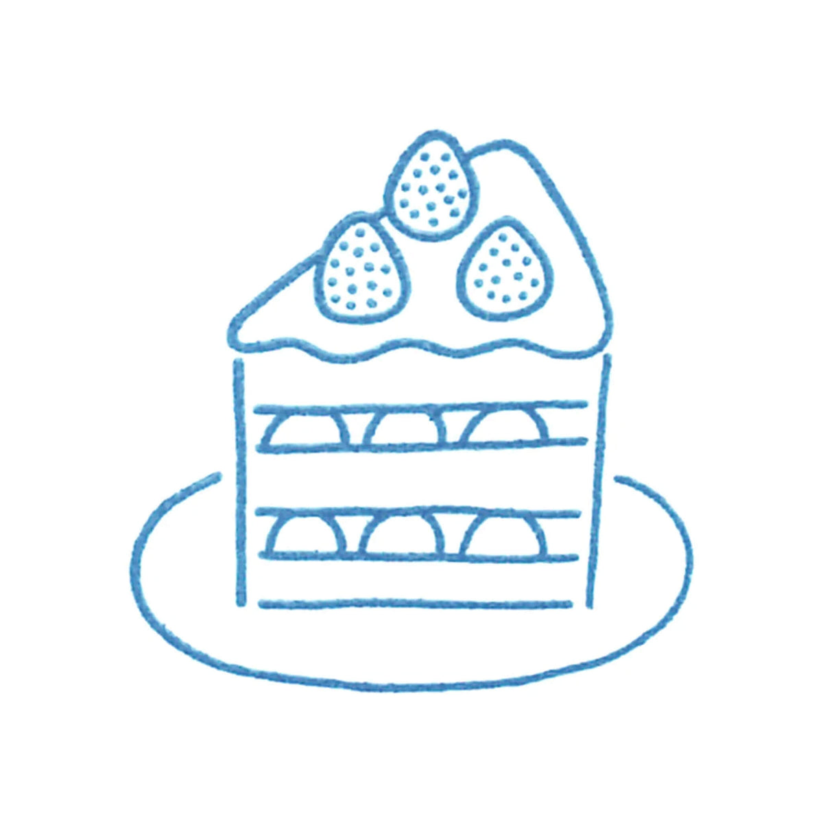 King Jim HITOTOKI Kori Jirushi Ice Cube Stamp Large - Shortcake