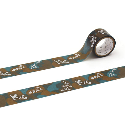 mt × minä perhonen Washi Tape - Sleeping Flower [24mm] [Washi Tejp]