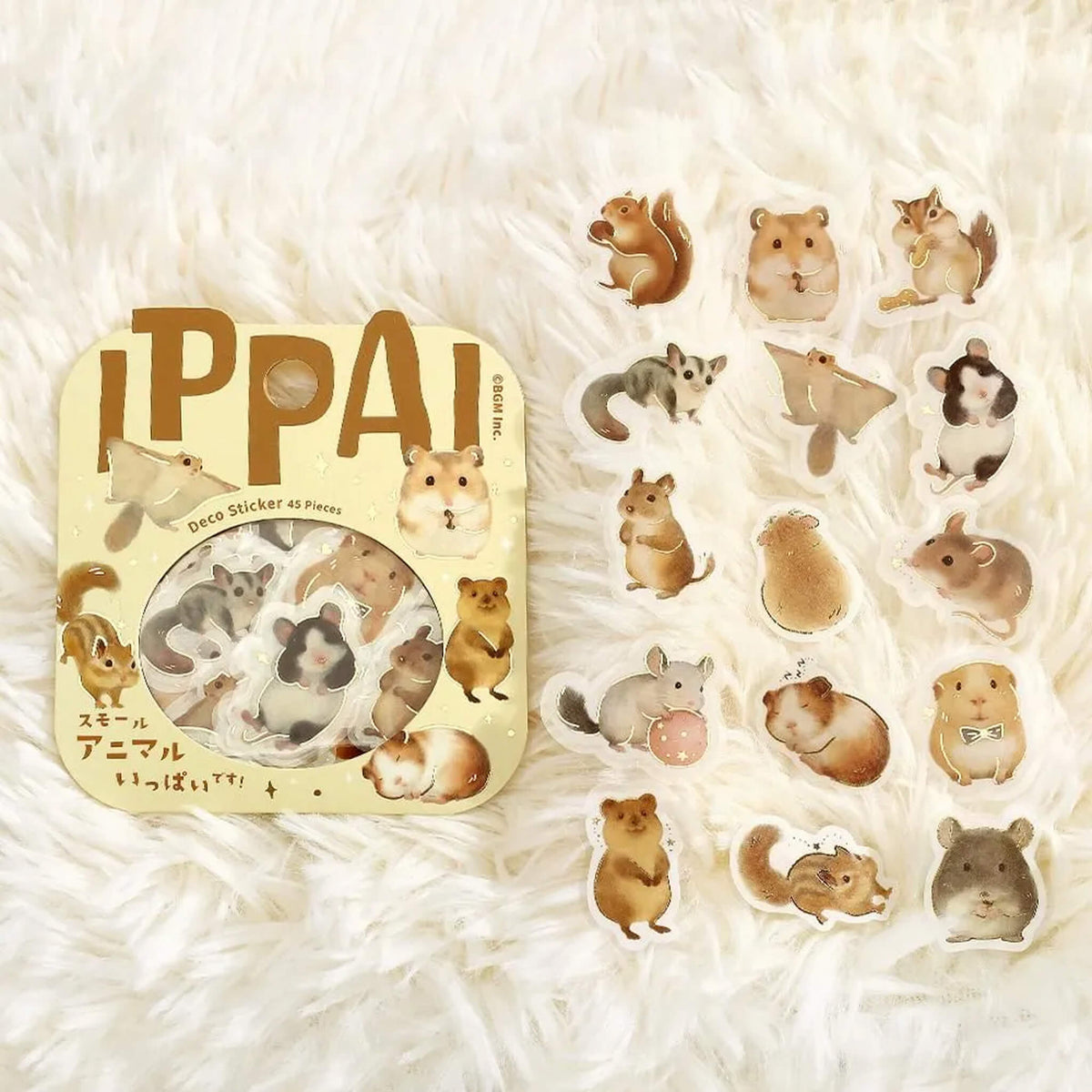 BGM Flake Sticker IPPAI - Small Animals