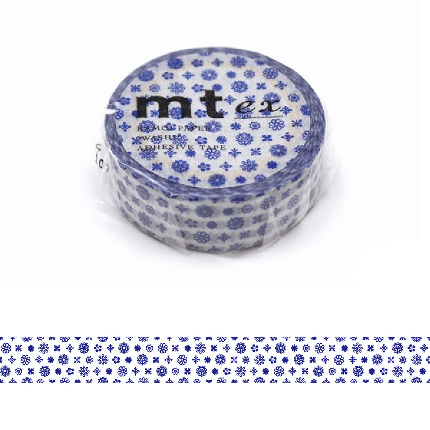mt ex Washi Tape - Small Flowers [15mm] [Washi Tejp]