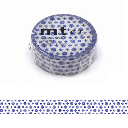 mt ex Washi Tape - Small Flowers [15mm] [Washi Tejp]