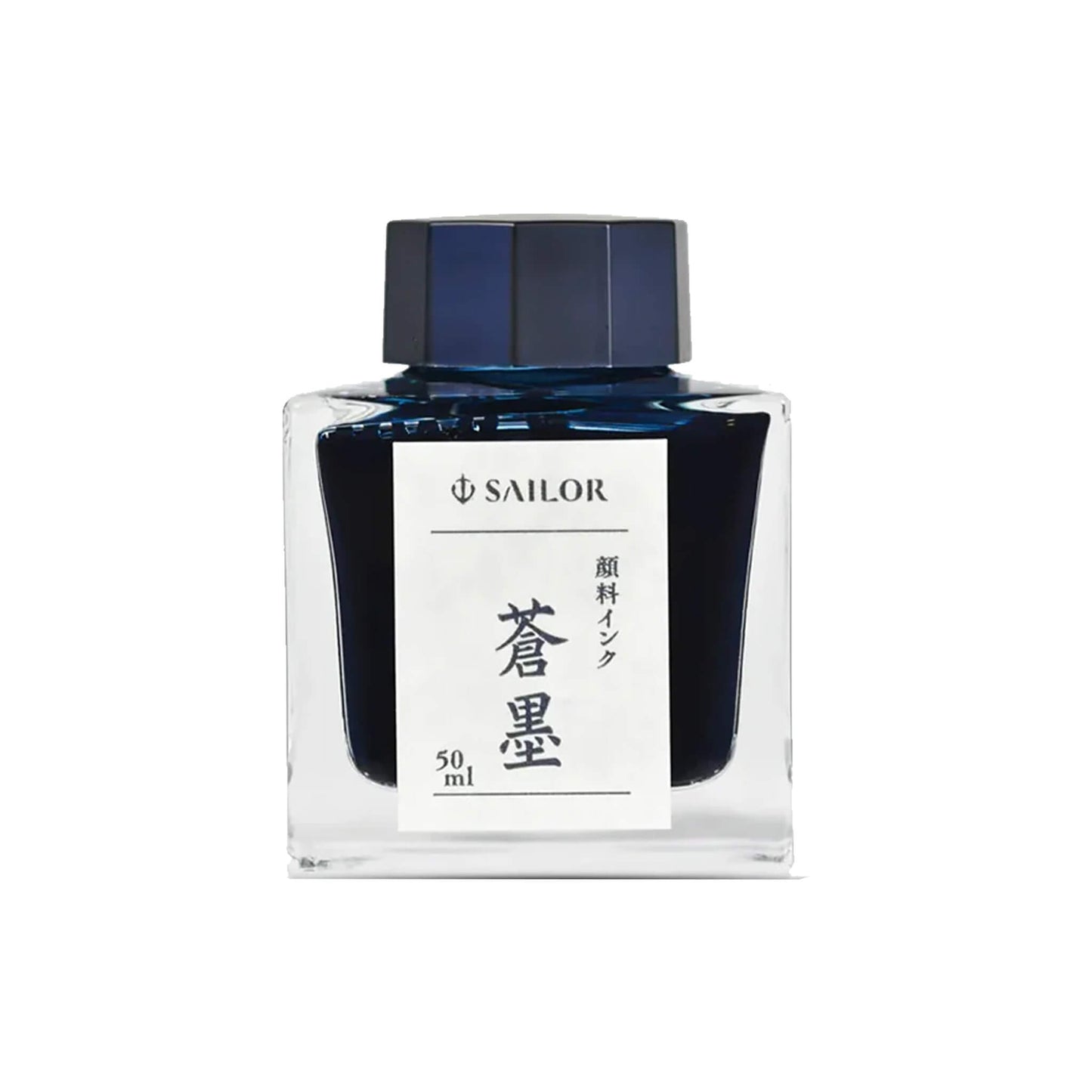 Sailor Souboku Bottled Pigment Fountain Pen Ink 50ml (Blue-Black Gray) [Reservoarbläck]