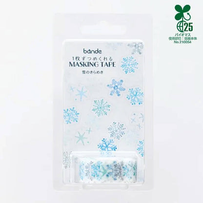 Bande Washi Sticker Roll - Sparkle of Snow [Klistermärke på rulle]
