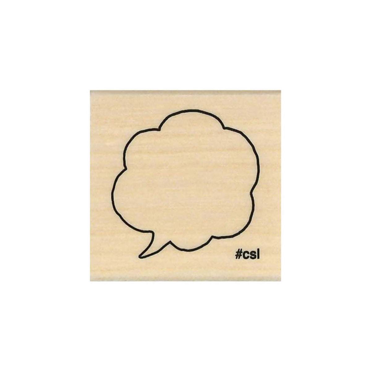 Kodomo no Kao I Love Stamp Series - Speech Bubble [Gummistämpel]