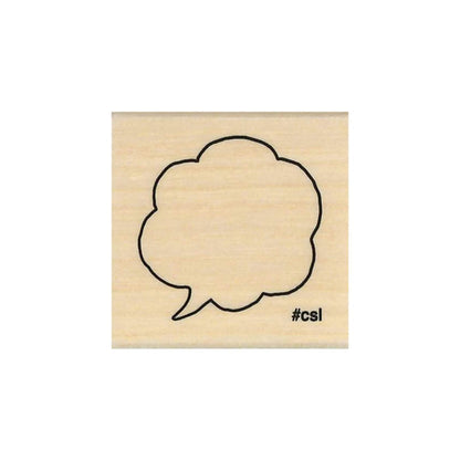 Kodomo no Kao I Love Stamp Series - Speech Bubble [Gummistämpel]