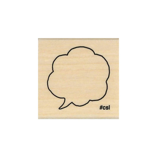 Kodomo no Kao I Love Stamp Series - Speech Bubble [Gummistämpel]