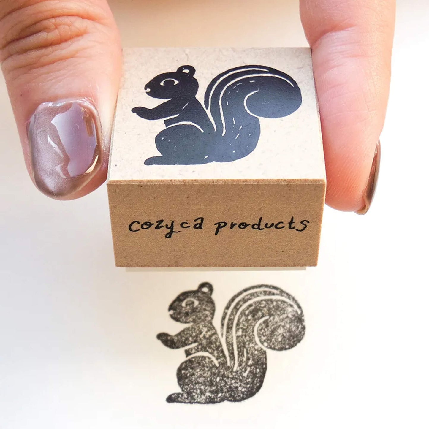 Cozyca Rubber Stamp - Squirrel