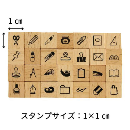 Kodomo no Kao Petit Moji Stamp Set - Stationery [Gummistämpel]