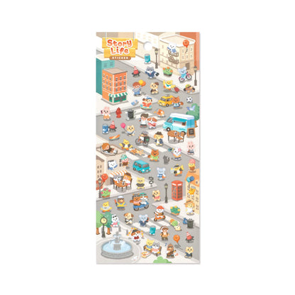 Mind Wave Story Life Sticker - City