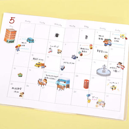 Mind Wave Story Life Sticker - City