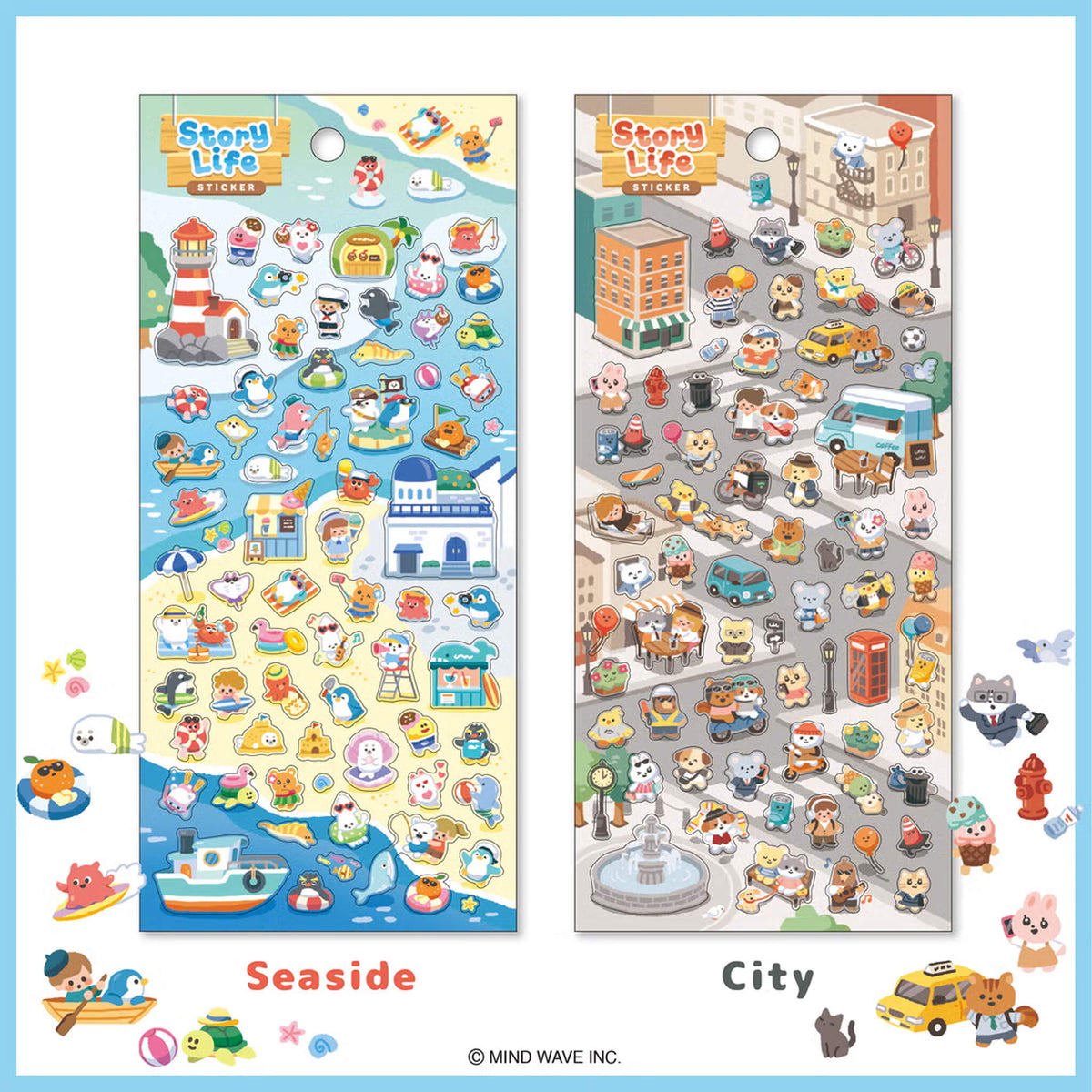 Mind Wave Story Life Sticker - Seaside