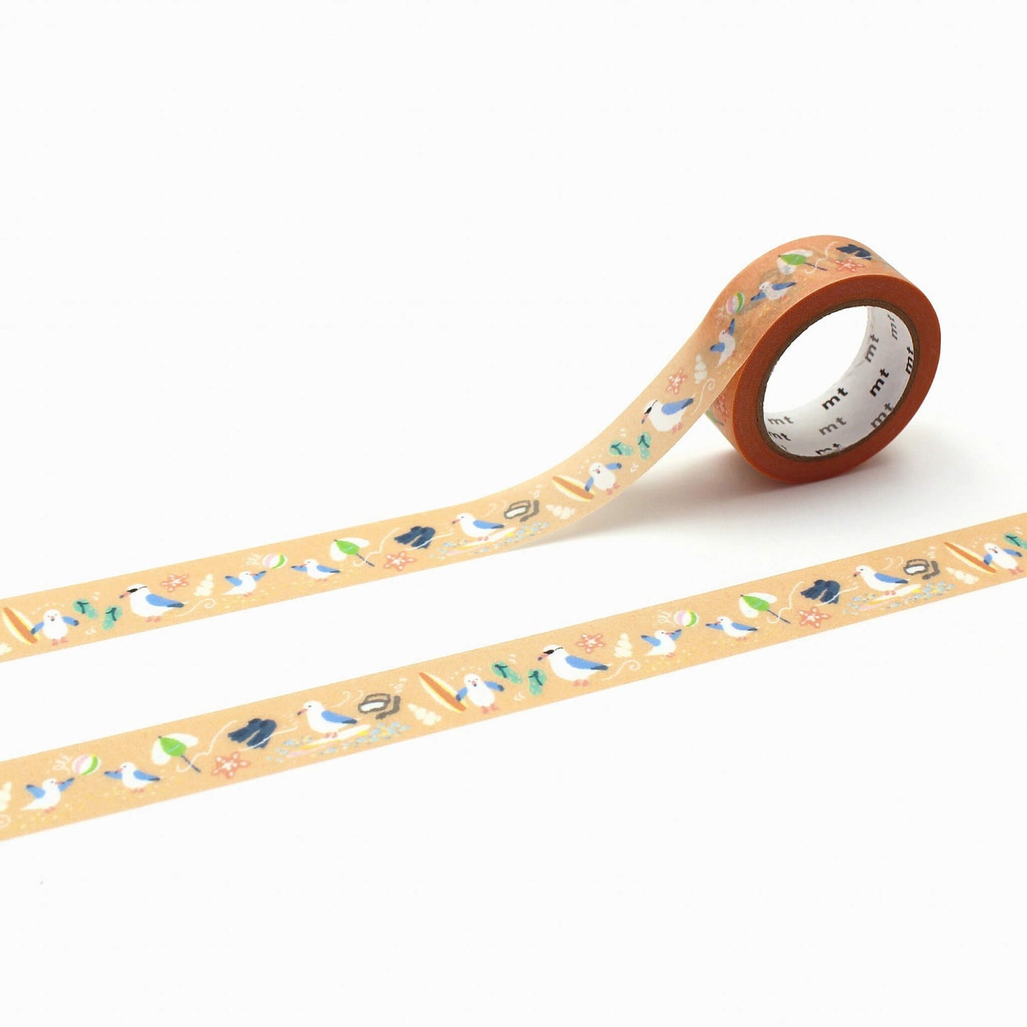 mt ex Washi Tape - Summer Black-tailed Gull [15mm] [Washi Tejp]