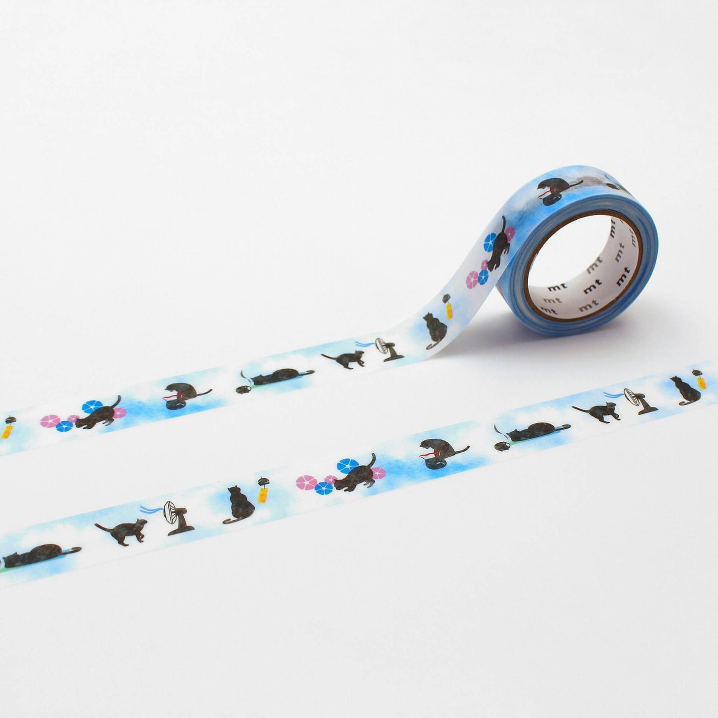 mt ex Washi Tape - Summer Cat [15mm] [Washi Tejp]