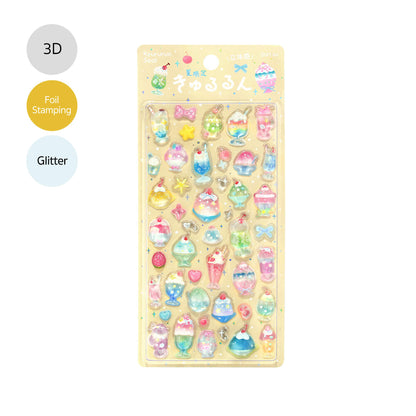 BGM Kyururun 3D Sticker 2026 Summer Limited - Summer Sweets [Klistermärkeark]