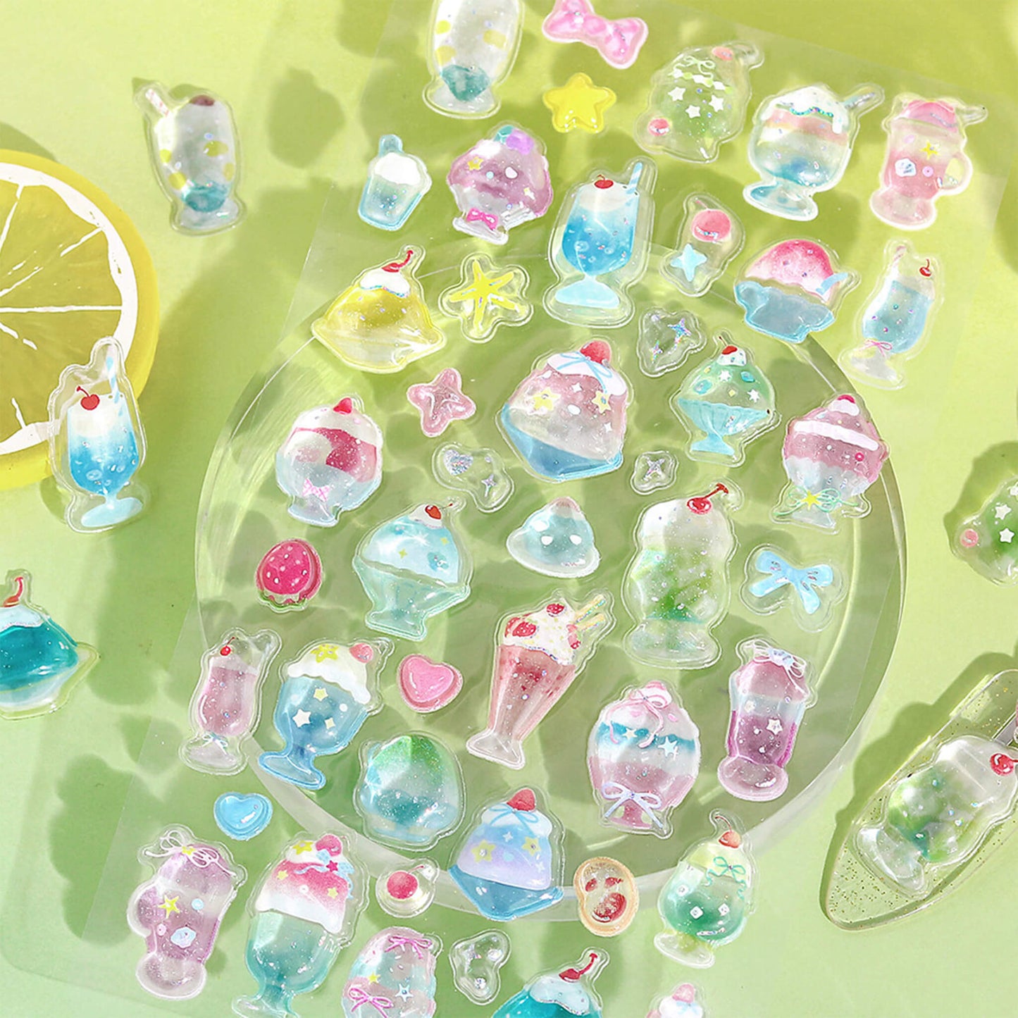 BGM Kyururun 3D Sticker 2026 Summer Limited - Summer Sweets [Klistermärkeark]