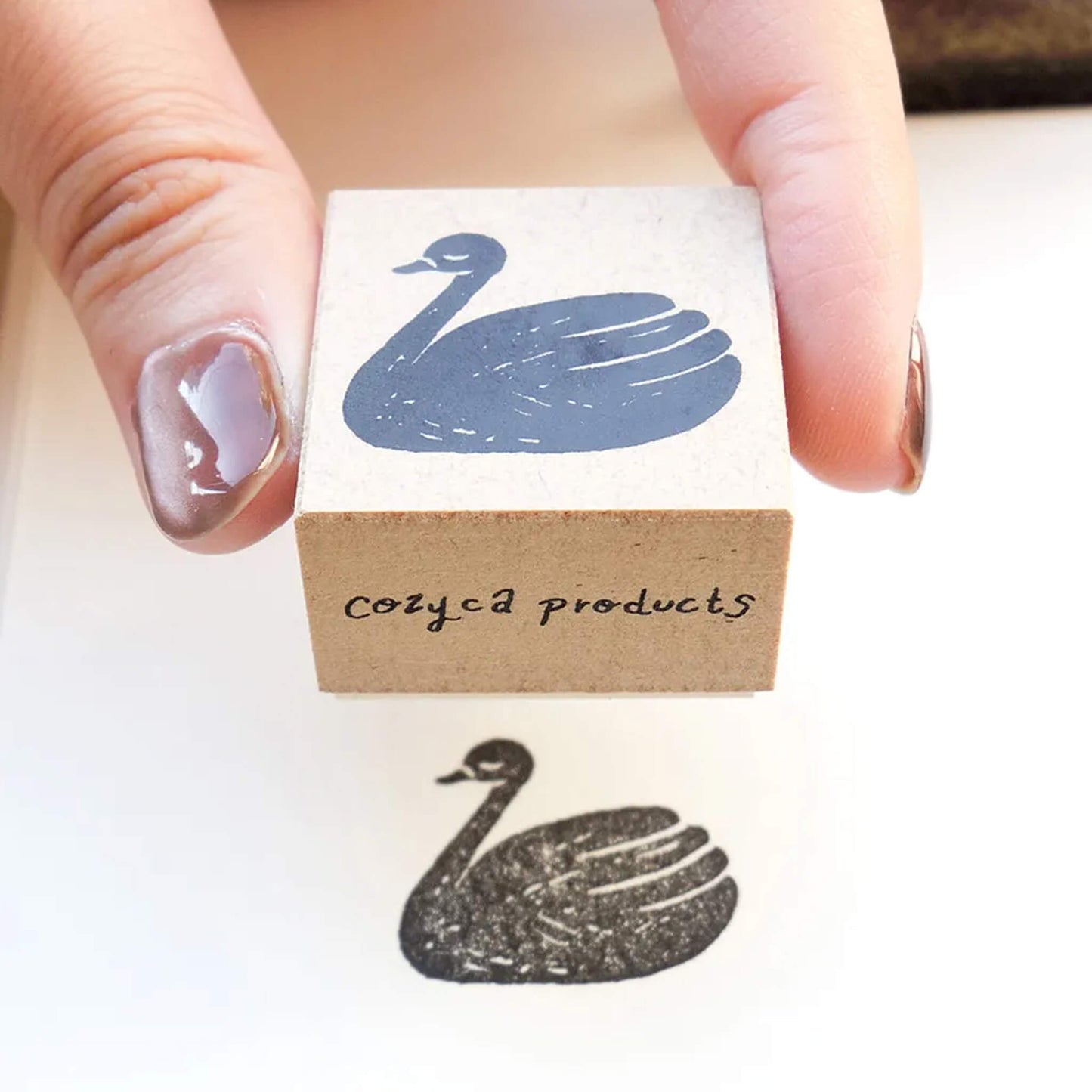 Cozyca Rubber Stamp - Swan [Gummistämpel]