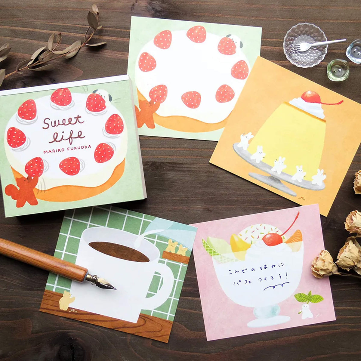 Cozyca Block Memo Pad - Sweet Life [Notisblock]