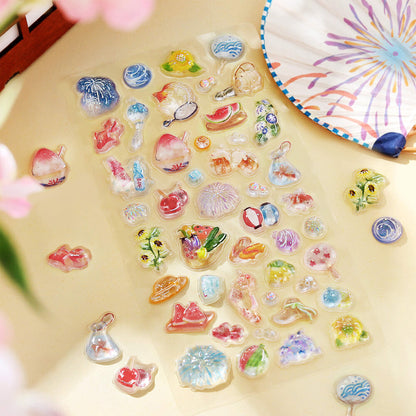 BGM Kyururun 3D Sticker 2026 Summer Limited - Symbols of Summer [Klistermärkeark]
