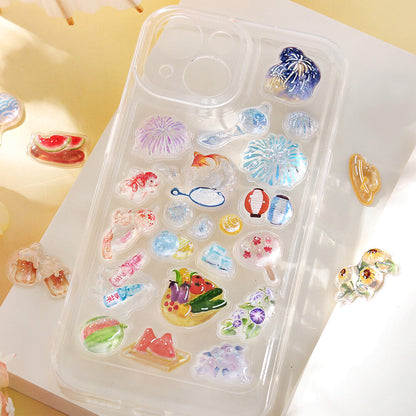 BGM Kyururun 3D Sticker 2026 Summer Limited - Symbols of Summer [Klistermärkeark]