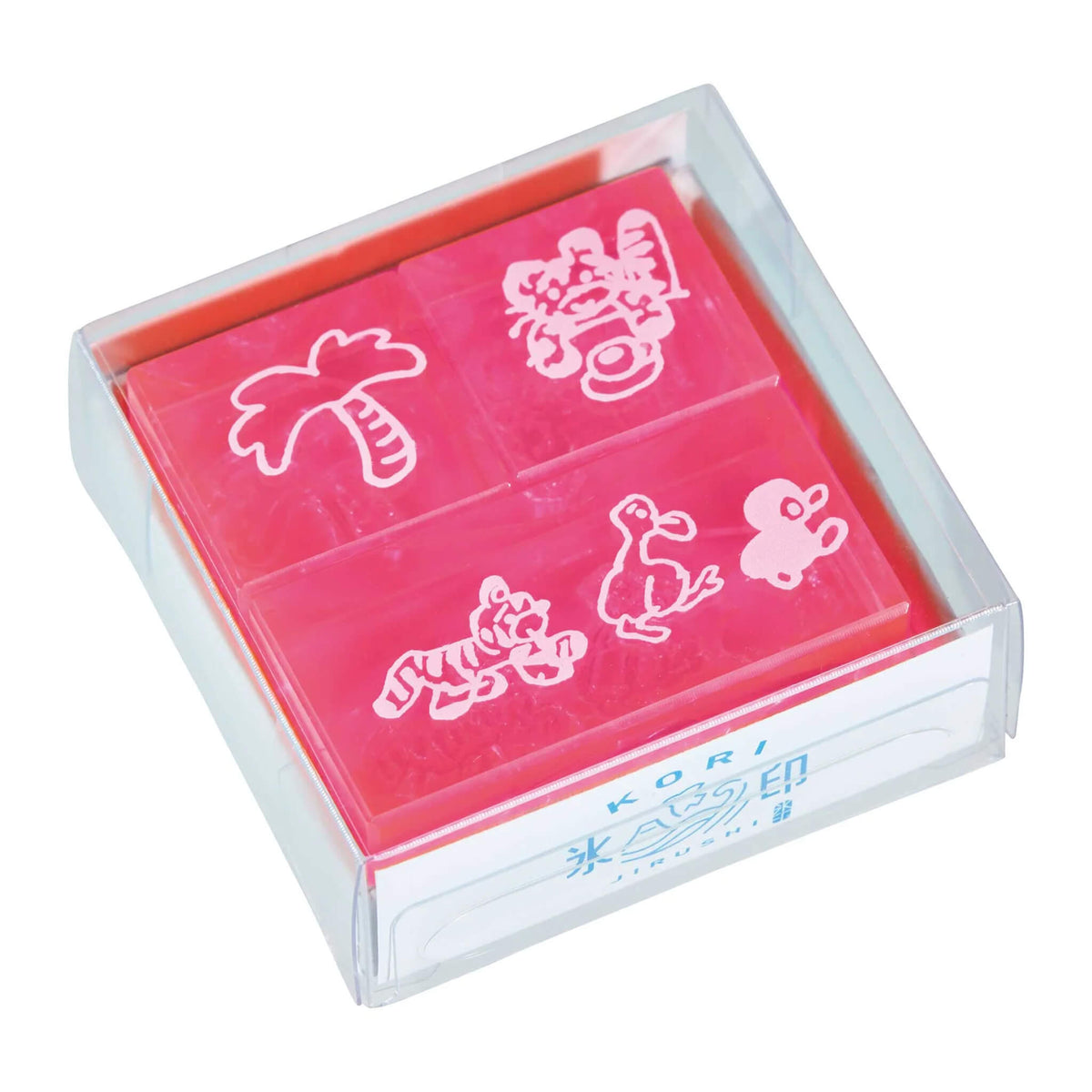 King Jim HITOTOKI Kori Jirushi Ice Cube Stamp Set - Tabi [Klara stämpel]