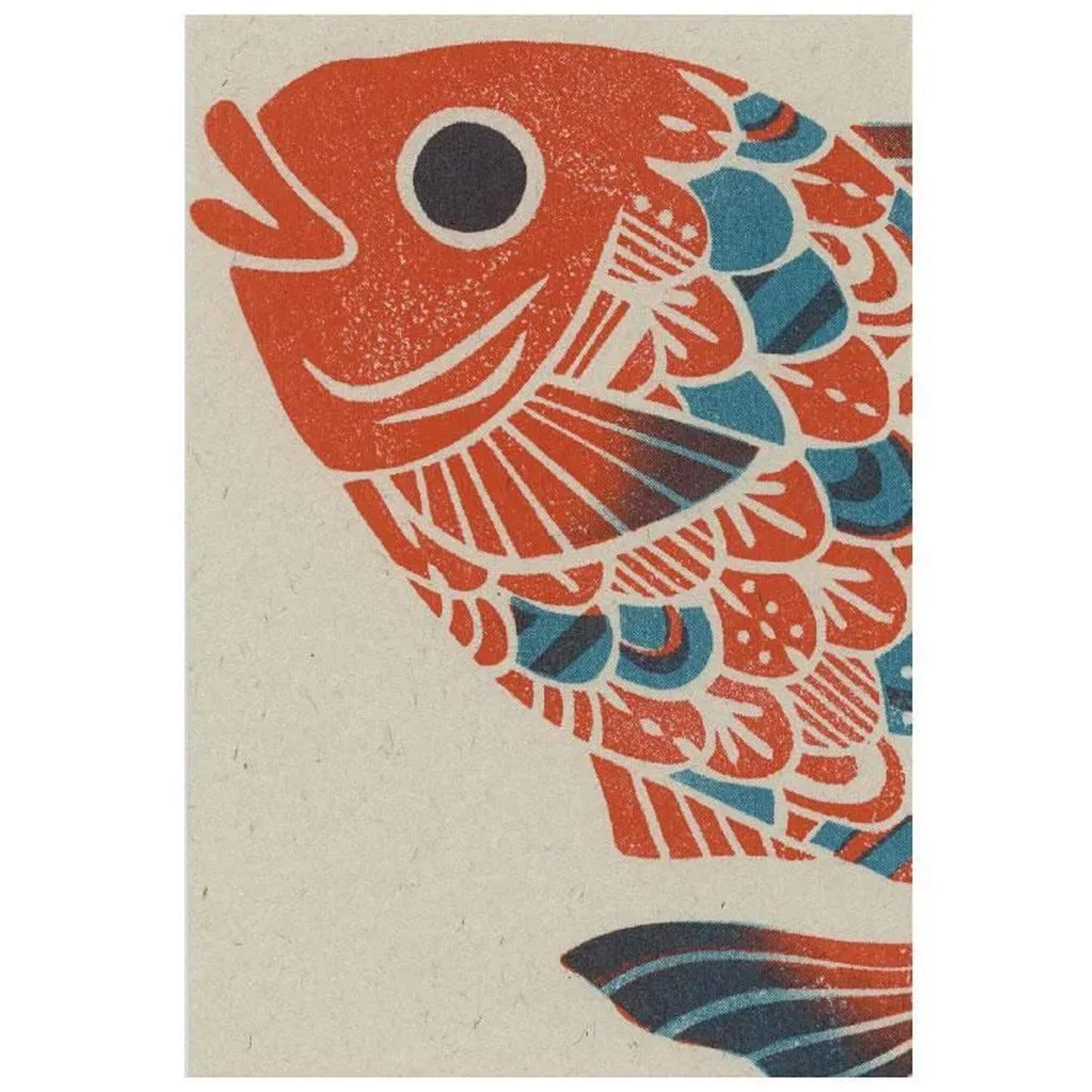 Active Corporation × Umeya / Mori Kanae Retro Printing Postcard - Tai [Vykort]