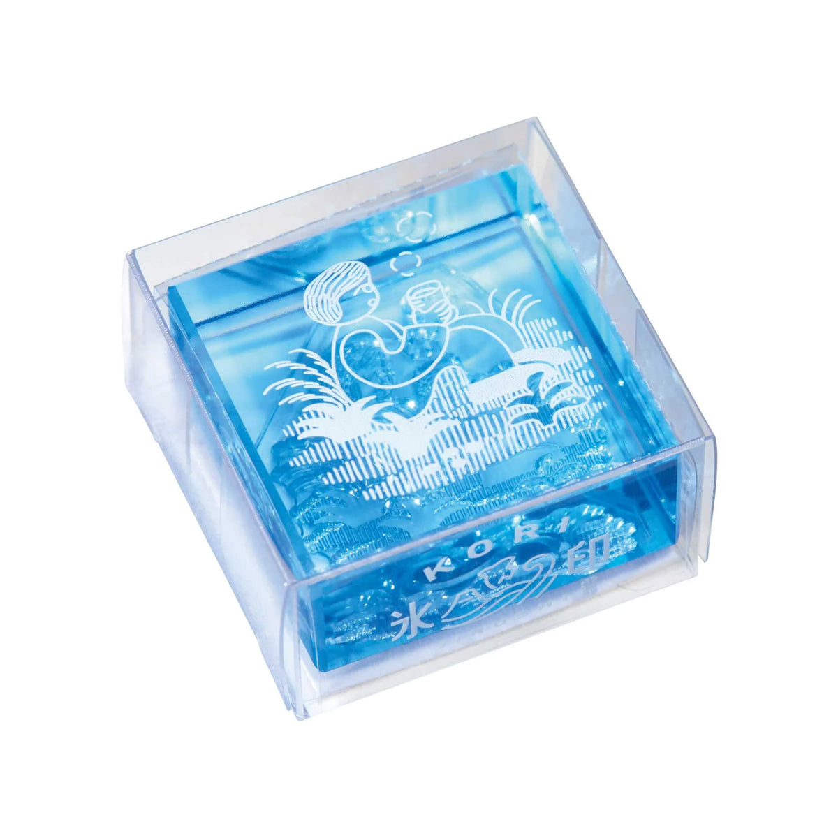King Jim HITOTOKI Kori Jirushi Ice Cube Stamp Large - Taking a Break [Klara stämpel]