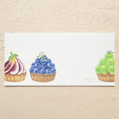 Cozyca Ippitsusen Letter Pad - Three O'clock [Brevblock]