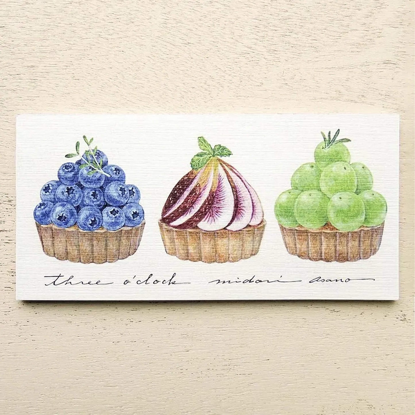 Cozyca Ippitsusen Letter Pad - Three O'clock [Brevblock]