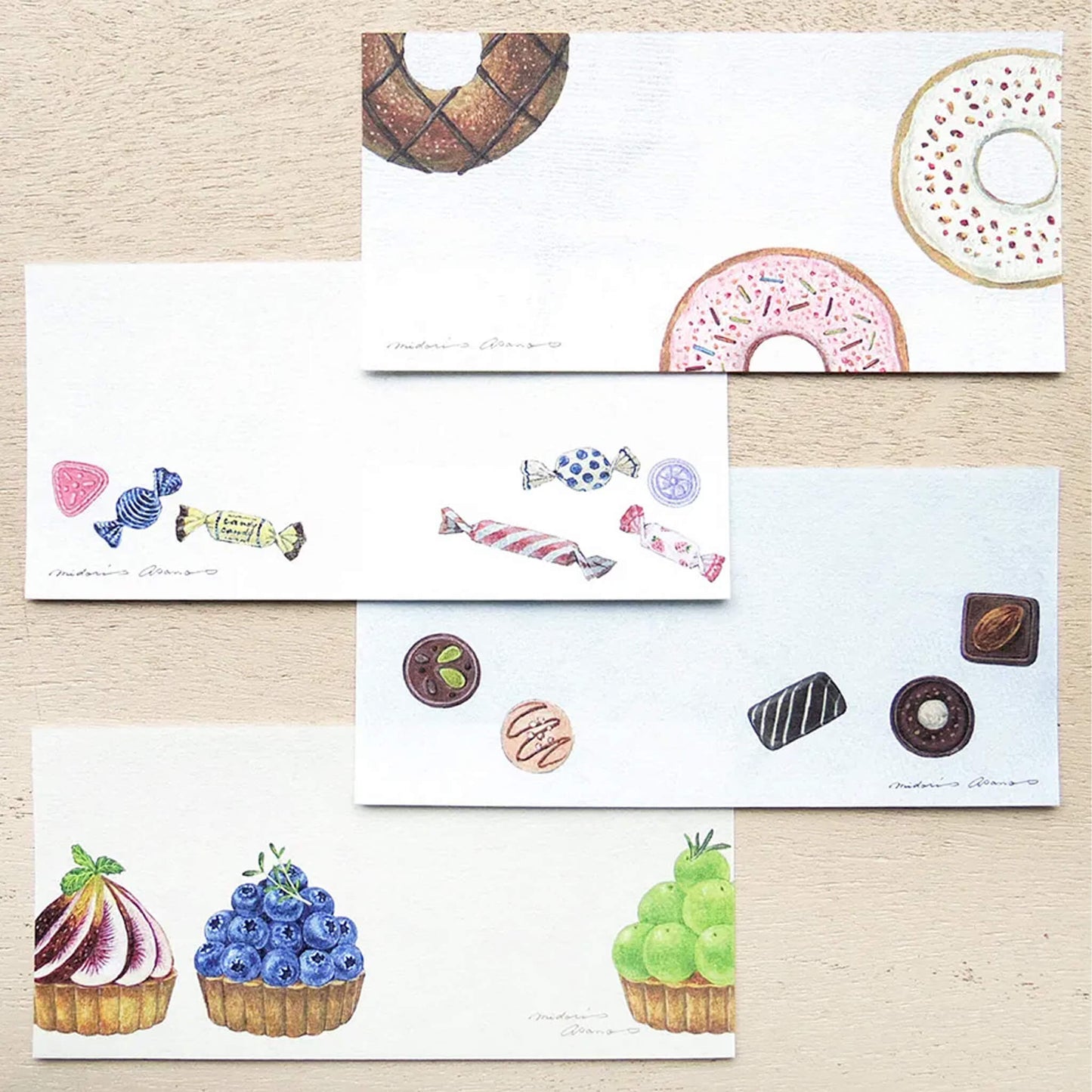 Cozyca Ippitsusen Letter Pad - Three O'clock [Brevblock]