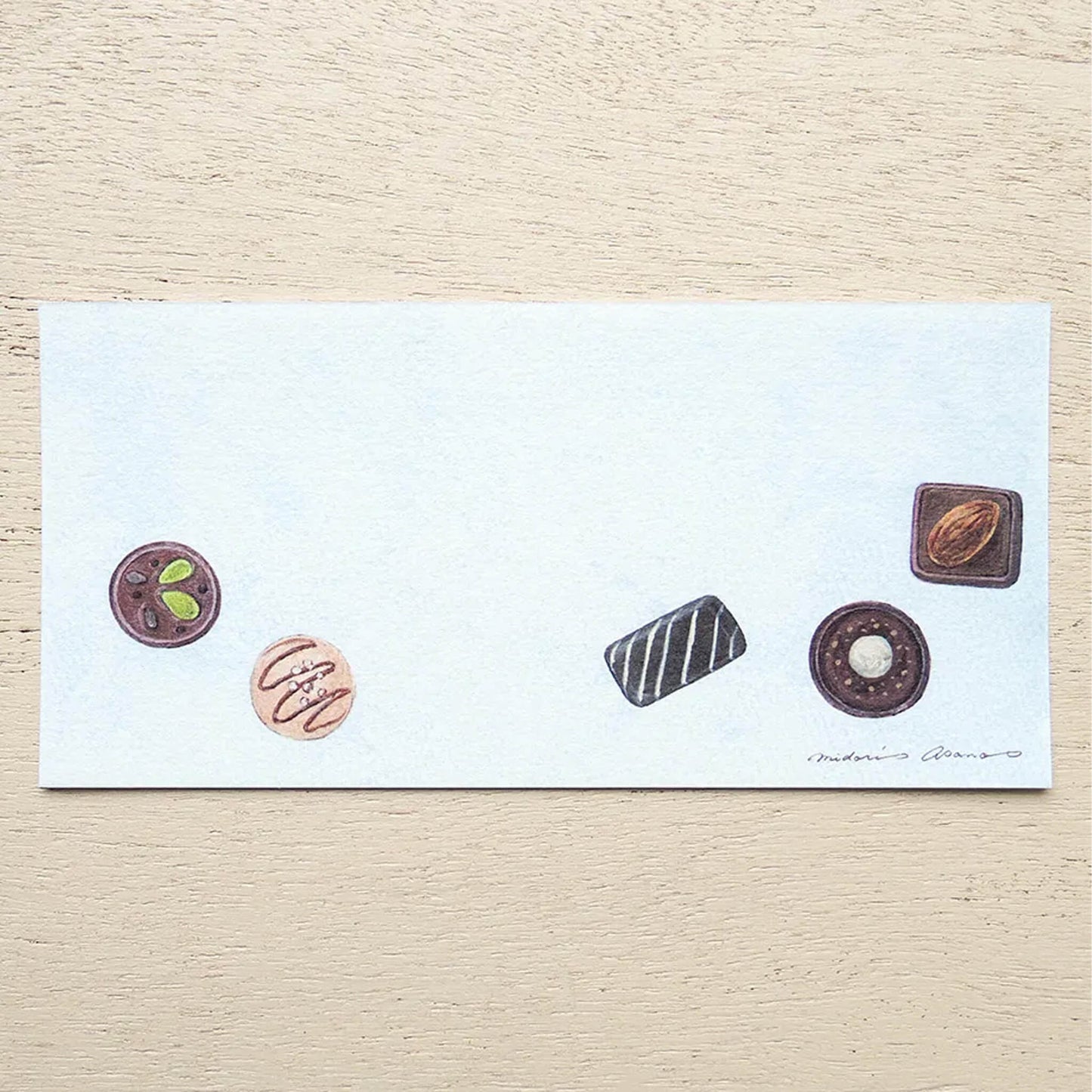 Cozyca Ippitsusen Letter Pad - Three O'clock [Brevblock]